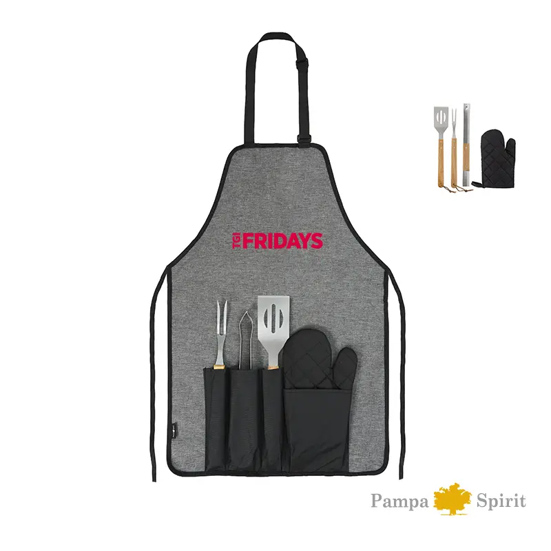 Set bbq Delantal Grill Set bbq Delantal Grill