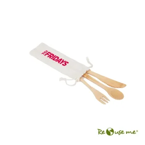 Set Cutlery Bamboo Set Cutlery Bamboo